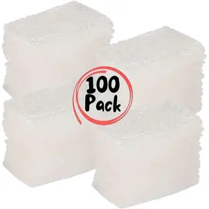 100 Transparent Bubble Bags, Single Layer Buffer Packaging for Fragile Items, Ideal for Transporting Electronics and Dishes
