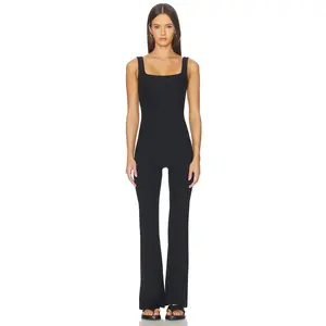 Beyond Yoga Spaceday Always Midi Jumpsuit in Darkest Night