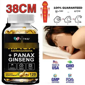 Maca Root 10000mg & Ashwagandha Panax Ginseng Extract 120 Softgels for Energy Stamina Focus & Mood Support Natural Dietary Supplement