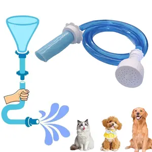 No-Install Tub Faucet Sprayer, 5ft Shower Hose, Tub Spout Attachment for Hair Washing, Baby Bath & Pet Care, Showerhead, Handheld Shower Head