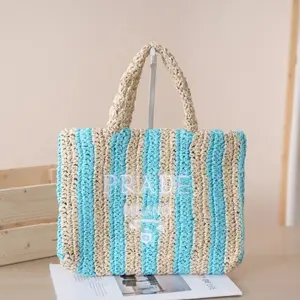 Baby blue Beach Bag