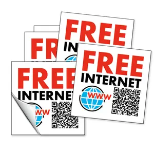 Funny Farting QR Code 25 QTY Fake Free Internet Prank Stickers!