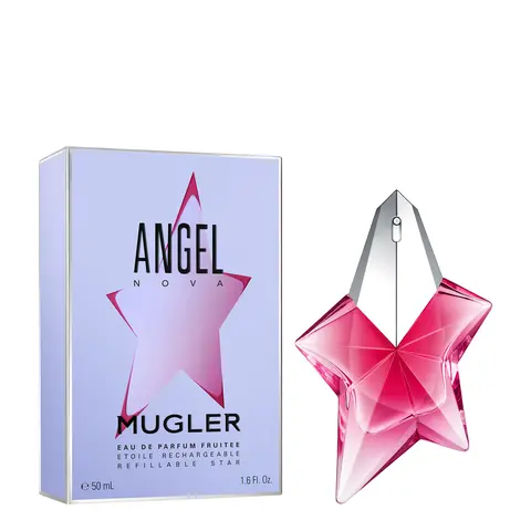 MUGLER Women's Angel Nova EDP - 50ml Opulent Woody Fruity Perfume, Fearless & Extraordinary, Intense Sensual Scent for Adults