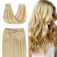 #16/22 Light Blonde Highlighted Golden Blonde