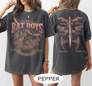 The Bat Boys Comfort Colors Shirt, Retro Bat Boys Shirt, Vintage Acotar Shirt, Bookish Merch, Book Lover Shirt Gift, Booktok Merch, The Night Court Illyrians