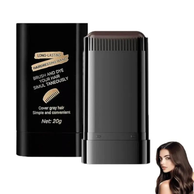 2025 New Upgraded Waterproof And Sweat-Proof Hair Dye Comb,Safe and Convenient Comb Hair Dye Applicator For Women & Men (Black Brown,1PCS)