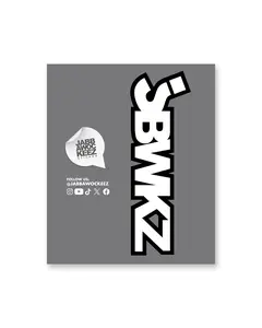 JBWKZ Logo Jabbawockeez Sticker White