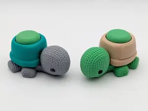 Crochet Turtle Fidget Clicker 🐢 toy unique Toys anxiety relief