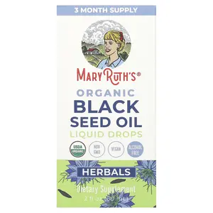 MaryRuth's Organic Black Seed Oil, Liquid Drops, 600 mg, 2 fl oz (60 ml)