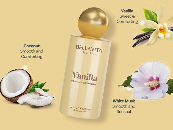 Gourmet Fusion by BellaVita Luxury | 4x100 ml Perfume Bundle | Vanilla, Pistachio, Mango & Honey Oud | Luxury Unisex Perfume for Men & Women | Long Lasting, Fruity, Floral, Sweet, Spicy & Woody Notes | Luxury, Vegan & Cruelty Free Eau De Parfum