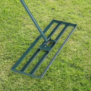 Lawn Leveling Rake, Ground Level Lawn Tool, Heavy-Duty Lawn Leveler with 78" Steel Extended Handle, Yard Leveling Rake Suit for Garden, Golf Lawn, Farm