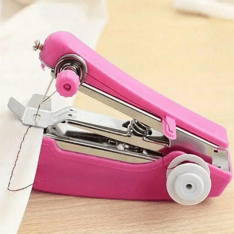 Portable Mini Multifunctional Home Sewing Machine,  1 Count Handheld Manual Sewing Machine, Sewing Tool for Home & Outdoor Use, Creative Sewing Accessories for Gift Giving, Sewing Supplies Crafts