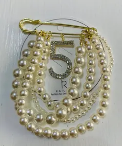CC *5 Pearl Brooch