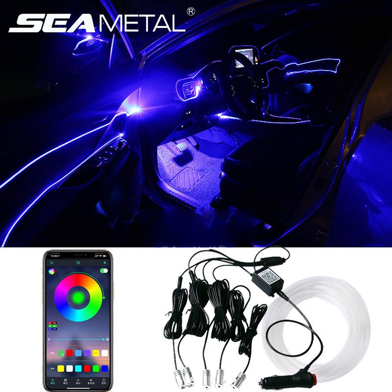 Car Fiber Optic Ambient Light Modified Car Interior Cool Light APP Rhythm Light Car Fiber Optic Ambient Light Modified Car Interior Cool Light APP Rhythm Light