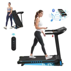 Smart Home Treadmill with Incline, 3.0 HP Quiet Drive, Auto-Folding, Bluetooth Music, USB-C Charging, 350 lbs