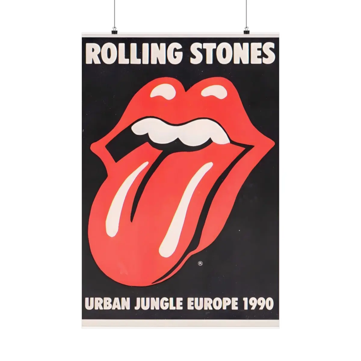Retro Rolling Stones Urban Jungle Poster from 1990's Wall Art Print