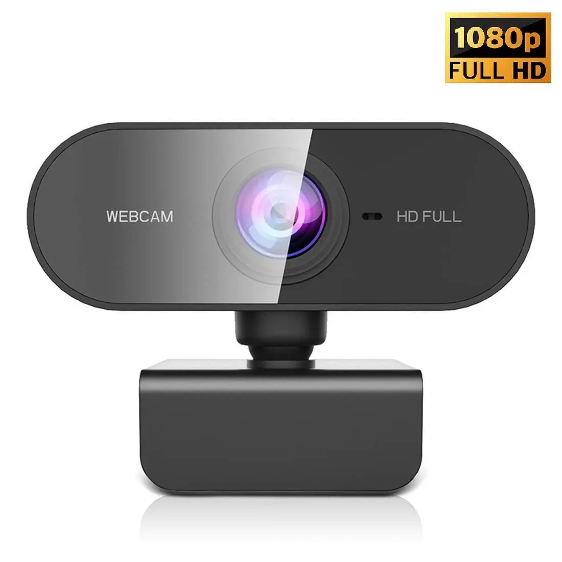 1080P Webcam, Auto Light Correction Camera with Noise Cancelling Microphone & Speaker, USB Plug & Play Webcam for PC Laptop, Video Conference Streaming Gaming, Desktop Computer Camera, USB Online Webcam, Streaming Equipment