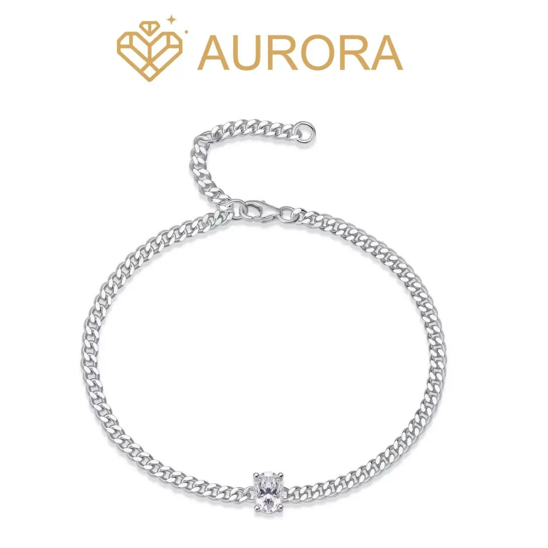 【#154 Petite Spark】High-Quality Synthetic Moissanite Bangle for Women, Ideal Birthday Anniversary Gift, Women's Artificial Gemstone Jewelry, Synthetic Moissanite Bracelet
