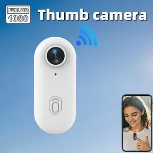 White 1080P Wearable Camera for Toddlers (32GB) — Multifunctional Mini Portable Pocket Camera & Full HD Hands-Free Video Recorder — Outdoor Sports & Cycling Camera / Vlog Camera