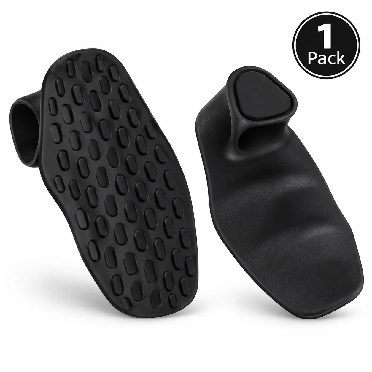 Workout Grips for Weight Lifting, Anti-Slip Rubber Gym Hand Grips with Ergonomic Fingerless Design for Pull-Ups, Deadlifts & Strength Training