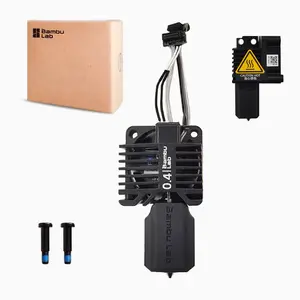 Lab  P1P Hotend P1S Hardened Steel Hotend Kit Set with Fan, Complete Hot End Kit Assembly for Bambu LAB P1S,P1P  Printer (0.4MM)