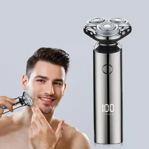 Men's Electric Shaver & Hair Trimmer Set, Smooth Shaving Gift for Him Father Partner, USB Rechargeable Digital Display Portable Device