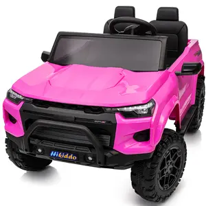 Hikiddo 24V 10Ah Electric Ride on Truck for Boys Girls, 4WD 2 Seater Kids Ride on Car w/ Remote Music, 4x200W Motor