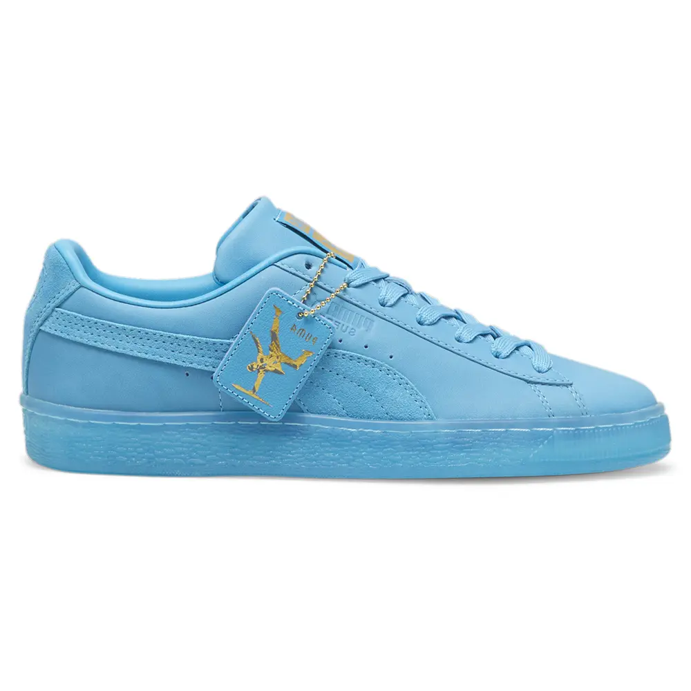 PUMA Mens Suede Op Lace Up Sneakers Shoes Casual - Blue PUMA Mens Suede Op Lace Up Sneakers Shoes Casual - Blue