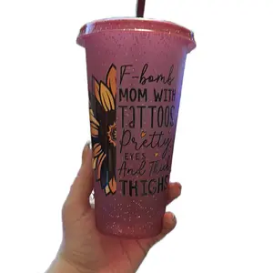 Plastic F BOMB mom Cup also available in Glass