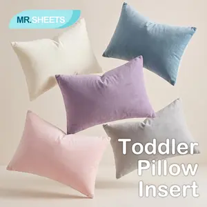 NTBAY Toddler Pillow Insert Set of 2 – Soft Small Pillows 13x18 Inches Down Alternative Microfiber for Kids, Sleep, Daycare & Travel