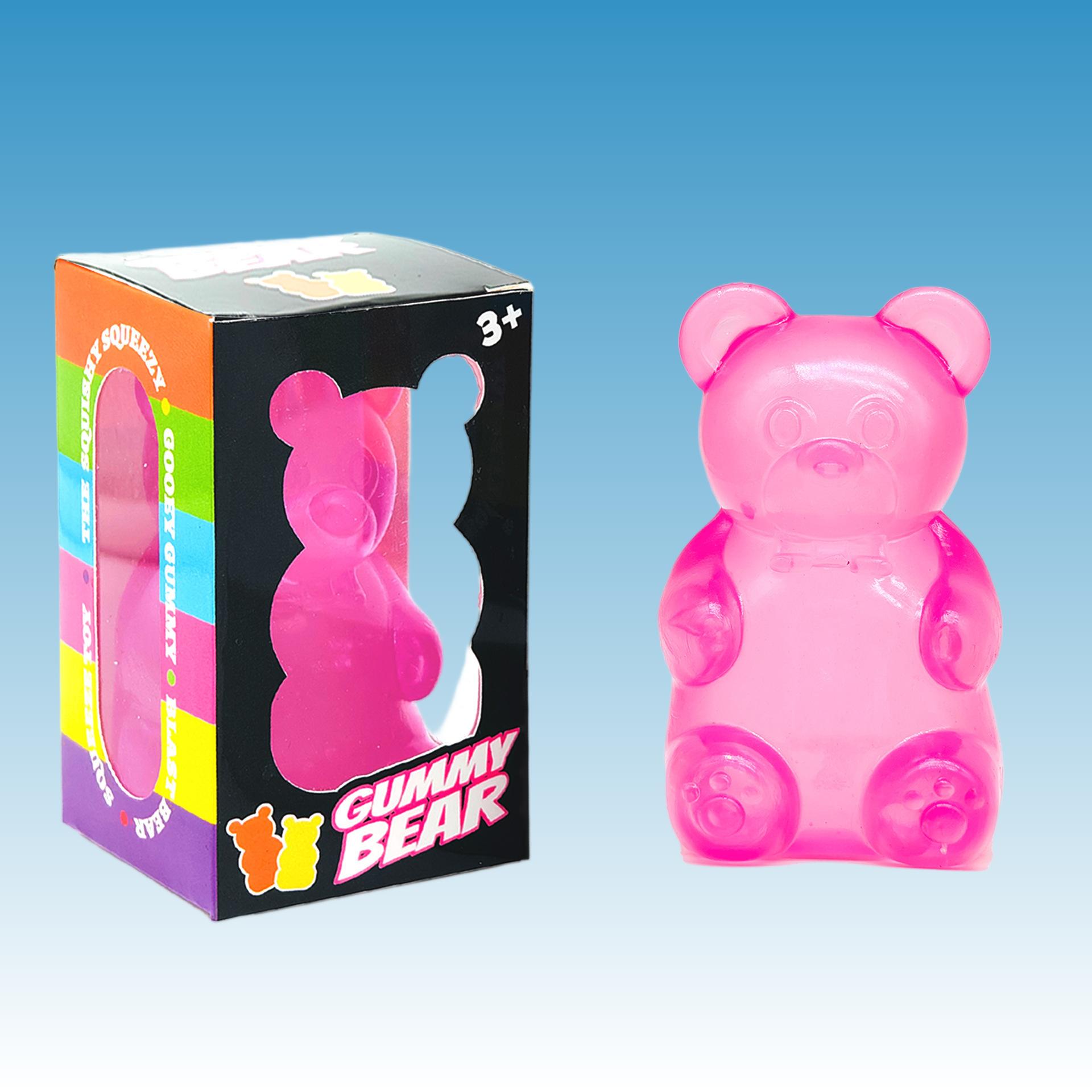 2pc Gummy Bear Sensory Fidget Toys, Jelly Filled Squeeze Toys, Squishies, Soft Stress Relief, Anxiety Relief, Calming Fidget Toys for Kids Adults, Birthday Gift, Party Favor Bag Filler, No Accessories, No Battery 2pc Gummy Bear Sensory Fidget Toys, Jelly Filled Squeeze Toys, Squishies, Soft Stress Relief, Anxiety Relief, Calming Fidget Toys for Kids Adults, Birthday Gift, Party Favor Bag Filler, No Accessories, No Battery