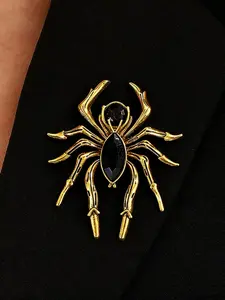 Gothic Spider Brooch, Unique Dark Fashion Pin for Coats and Suits, Gothic Style Spider Brooch, Perfect for Coats, Suits, T-Shirts