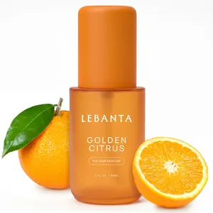 Lebanta Hair Perfume for Women - Odor Eliminator Oil Hair Spray & Body Mist Set - Travel Size Fresh Hair Mist Fragrance Hair Care Gift for Girls, Woman & Teen - 60mL (Golden Citrus)