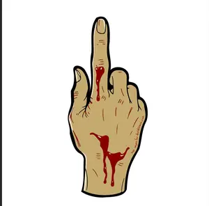 La Mano Sangrienta Sticker