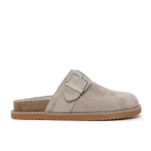 JOSEPHINE Four-Season Clog Slip-On with Buckle Detail