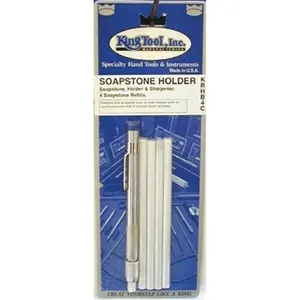 212 MAIN King Tool 422-KRHB4C 1/4" Diameter Ki Krhb4 Rd Soapstone Holder with Sharpener