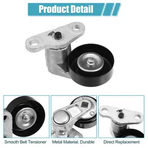 NEW A/C DRIVE BELT TENSIONER METAL PULLEY FOR GM CHEVY GMC 12580196 12565372