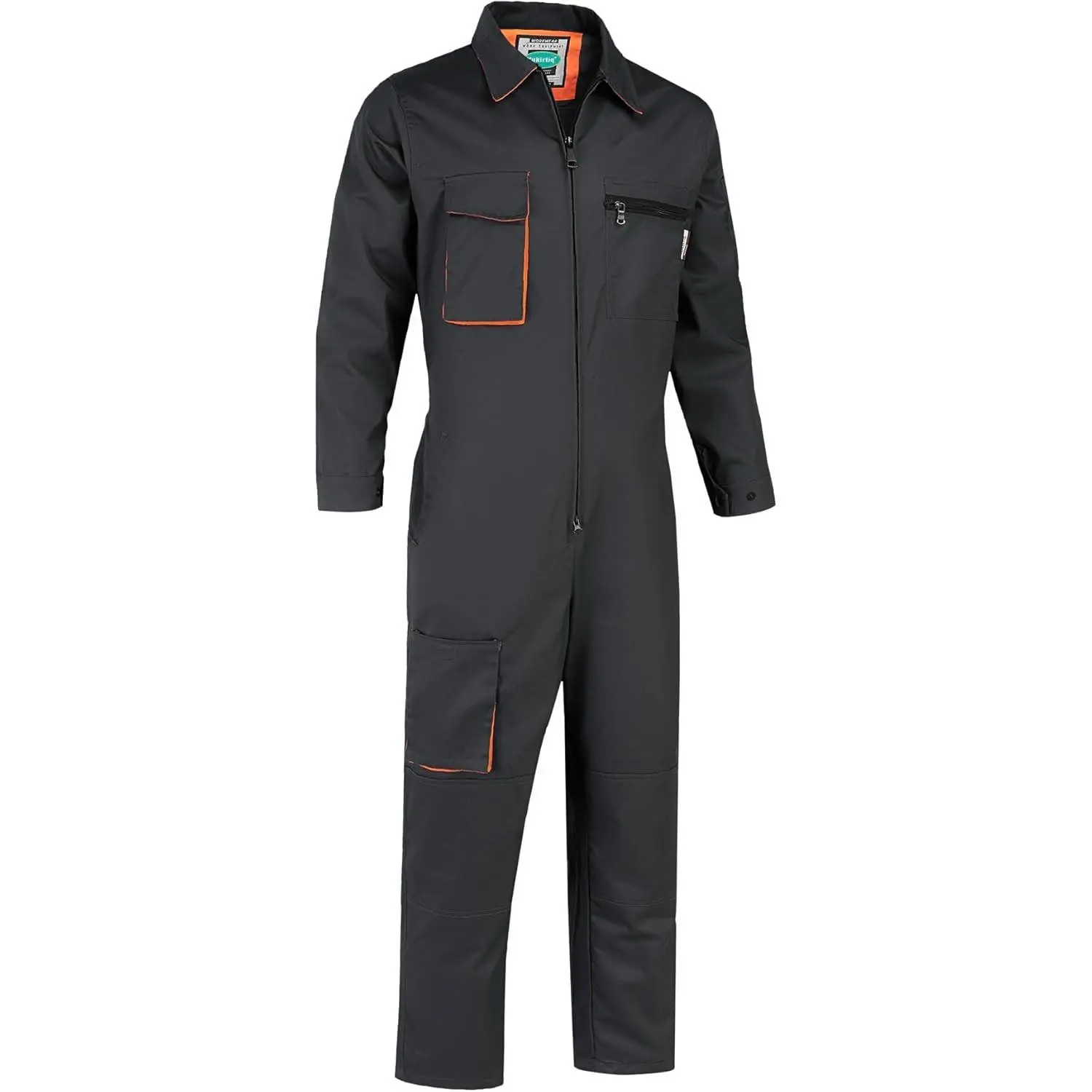 Men's Coveralls Mechanic Work Jumpsuit Multi Pockets Overalls Long Sleeve Workwear Coverall(Gift)