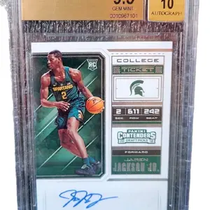 Panini Jaren Jackson Jr 2018-19 Contenders Draft Pick RC Auto BGS 9.5 Gem Mint Collectible Card Pop 5