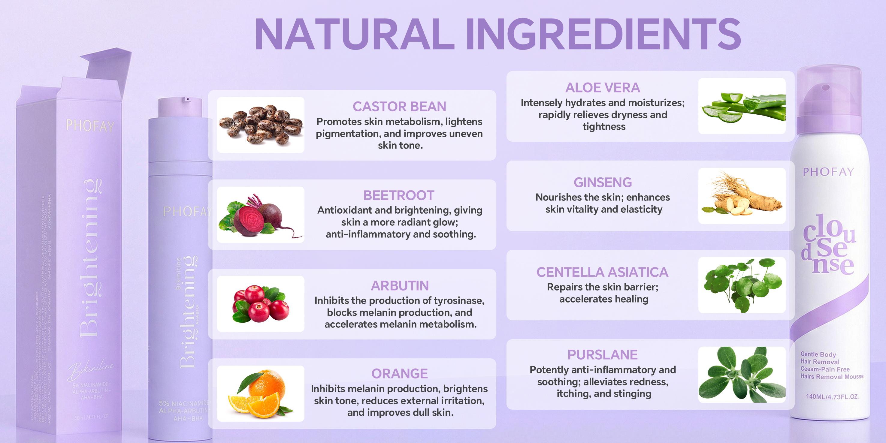 2-in-1 Bikini Hair Removal Spray & Dark Spot Corrector for Sensitive Skin – Pain-Free, Fast-Acting Depilatory Mist with Aloe, Niacinamide & Vitamin C, Smooth & Brighten Skin for Summer, Legs, Underarms & Intimate Area (Women & Men)