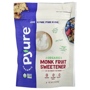 Pyure Organic Monk Fruit Sweetener, 12 oz (340 g) Pyure Organic Monk Fruit Sweetener, 12 oz (340 g)