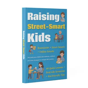 Raising Street-Smart Kids: 60 Quick Lessons in Real-Life Safety Skills – Boundaries & Consent, Stranger Safety, Online Safety, Situational Awareness, Confidence & Resilience