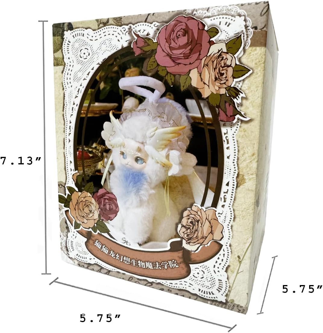 Doll blind box set, Fantasy Creature Series plastic toys, mysterious toys, cute version 1/6, possible stuffed dolls, soft anime toys (Magic Academy series)