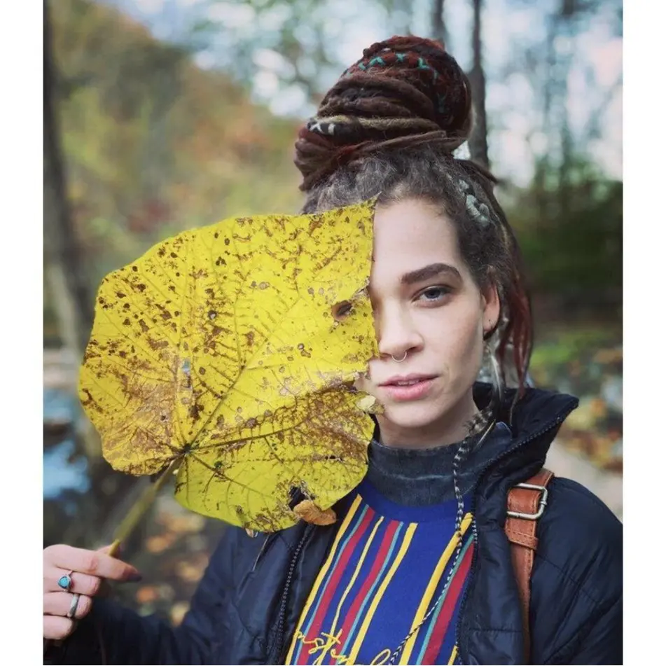 Double Ended Synthetic Dreadlocks: The Cecily - Ombre with Blonde Pops