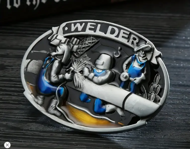 Welder belt buckle 1813