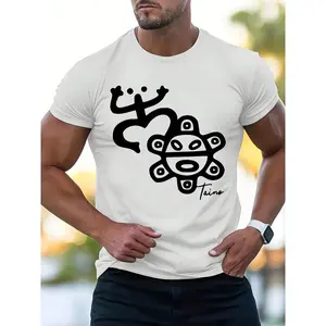 [Puerto Rico] One Piece | 100% Cotton | Men's Short Sleeved Printed T-Shirt | Fashionable And  | Holiday Gift