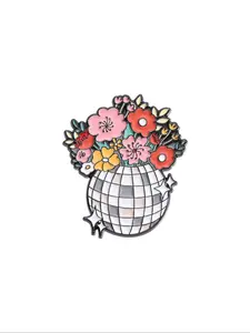Flower Pot Design Brooch Pin, Bouquet Daisy Pin, Cute Flower Brooch for Women & Men, Fashion Brooch for Party, Daily Clothing Decor, Trendy All-match & Exquisite Brooch for Birthday Gift