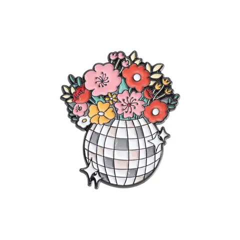 Flower Pot Design Brooch Pin, Bouquet Daisy Pin, Floral Brooch, Cute Flower Brooch for Women & Men, Fashion Brooch for Party, Daily Clothing Decor, Trendy All-match & Exquisite Brooch for Birthday Gift, Fashion Accessory