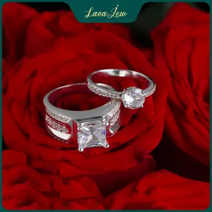LavaJewelry, Couple Wedding Ring, 925 Sterling Silver Ring, Couple Ring, Ring for Couple, Wedding Ring, Women ring