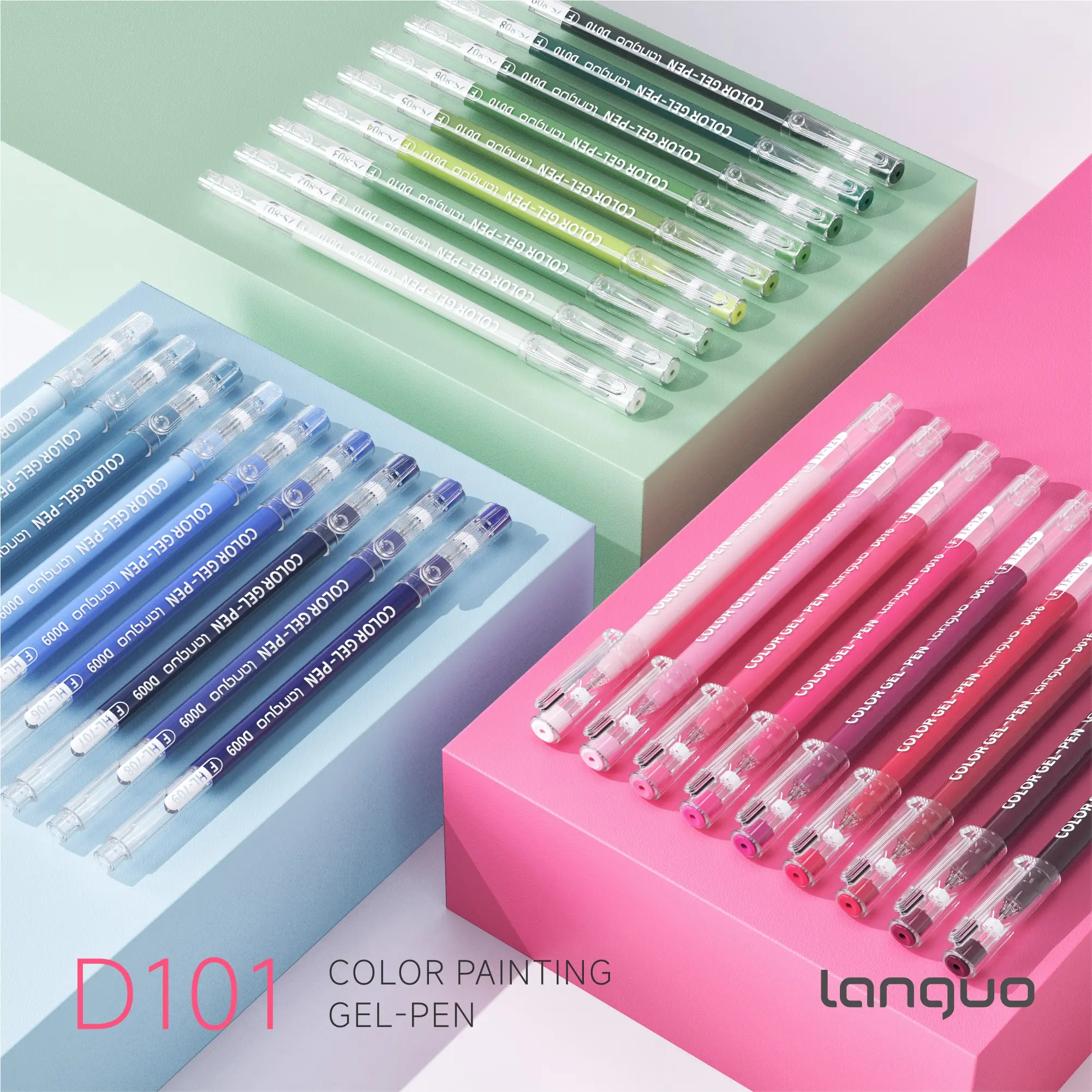 Languo Drawing Journal Pen Set, 234 Colors 252 Neutral Markers, Student Highlighter, Art Painting Anime Manga Color Pens, Back-To-School Essential